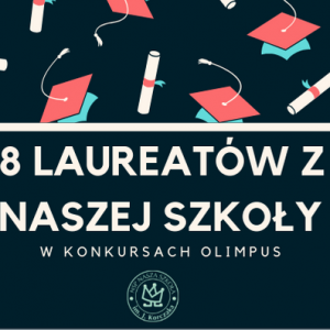 Uczniowie Naszej Szkoły laureatami konkursu Olimpus