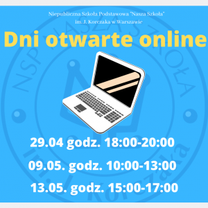 29.04, godz. 18:00 – dzień otwarty online