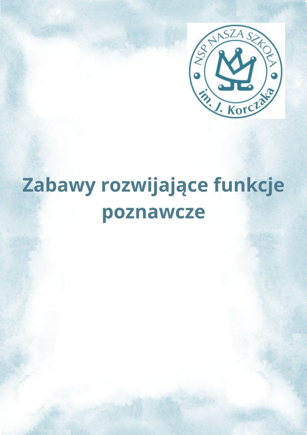 Zabawy rozwijające funkcje poznawcze