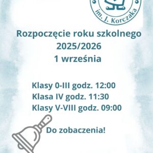 Rozpoczęcie roku szkolnego
