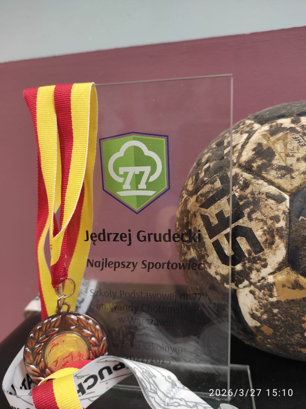 “Mały Mistrz”- spotkanie z młodym sportowcem.