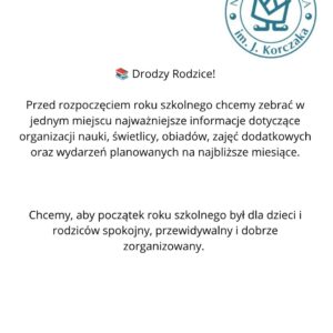 Najważniejsze informacje w jednym miejscu.