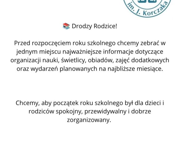 Najważniejsze informacje w jednym miejscu.