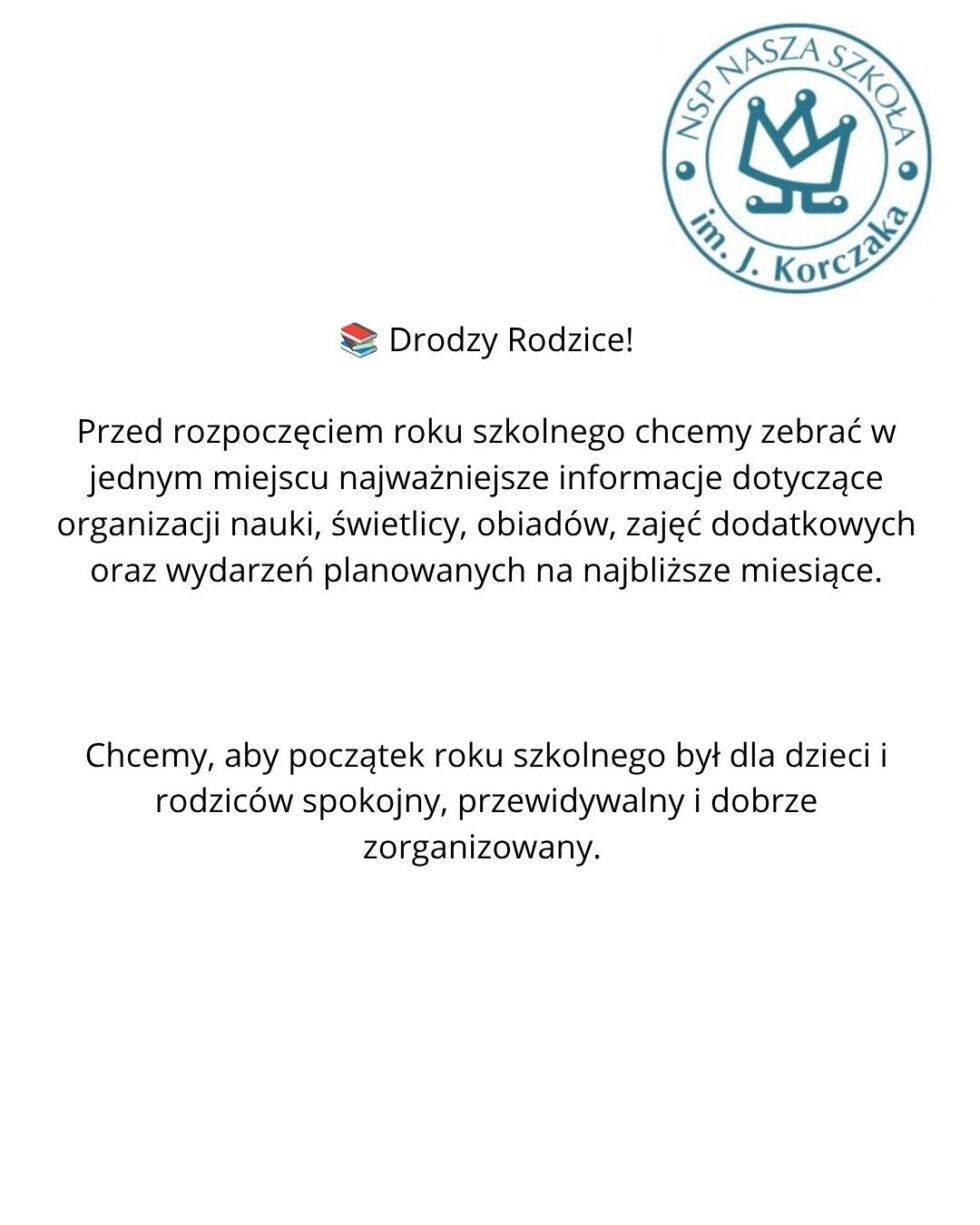 Najważniejsze informacje w jednym miejscu.