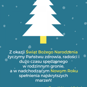 Z okazji Świąt Bożego Narodzenia życzymy Państwu zdrowia, radości i dużo czasu spędzonego w rodzinnym gronie.