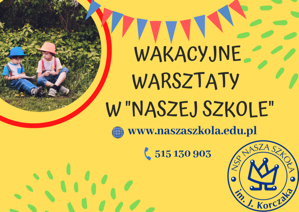 Projekty wakacyjne w Naszej Szkole